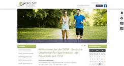 Desktop Screenshot of dgsp.de
