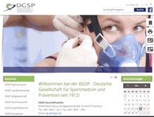 Tablet Screenshot of dgsp.de